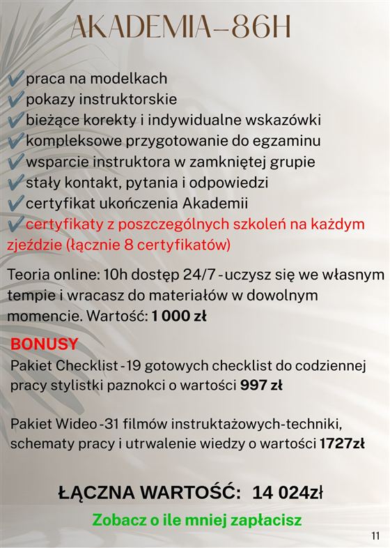 Oferta Akademii, strona 12